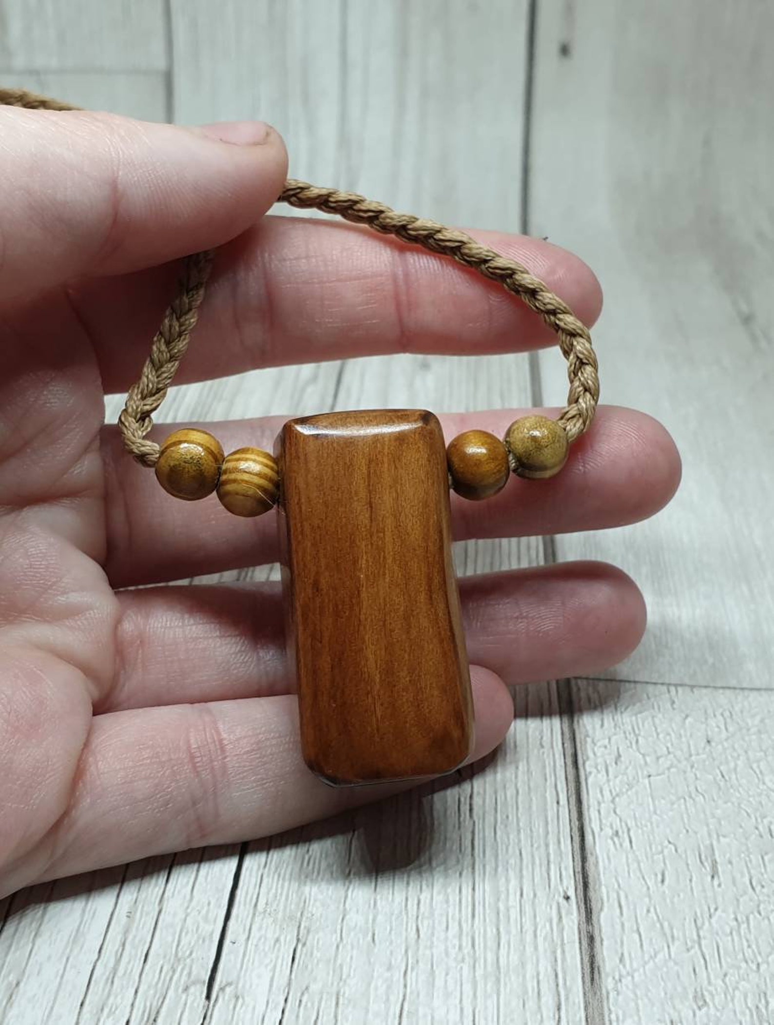 New Zealand Rimu Wood Toki Adze Pendant. Etsy UK