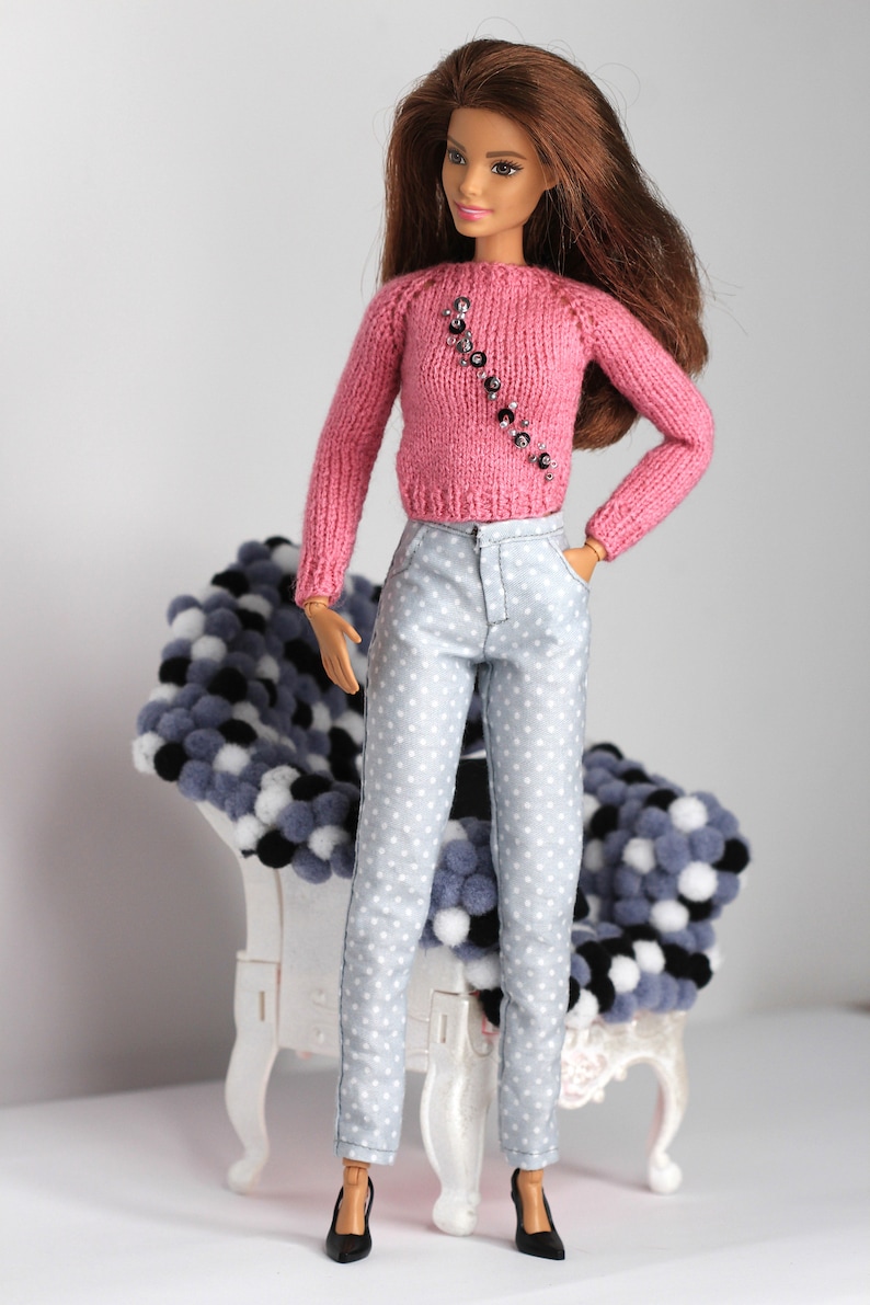 MilanaStyle Barbie clothes jeans Barbie M2MBelly Button Etsy