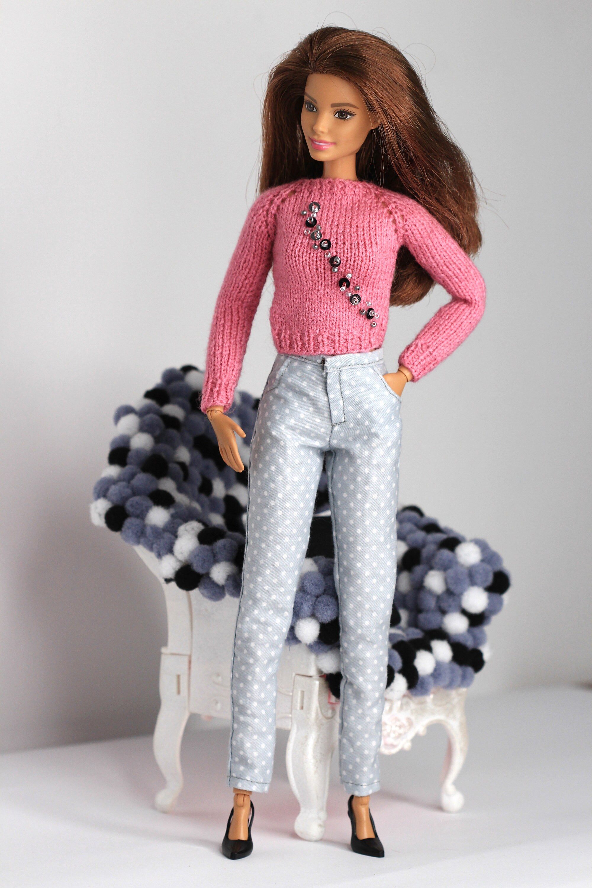 MilanaStyle Barbie clothes jeans Barbie M2M regular | Etsy