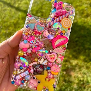 Bling Junk Phone Case | Cute IPhone Case | Custom Junk IPhone Case | Customized Bling Case