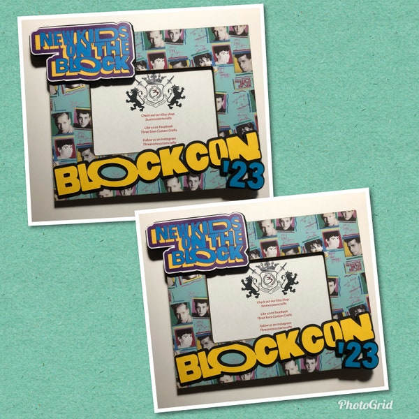 NKOTB BlockCon 23 Inspired Frames(set of 2)