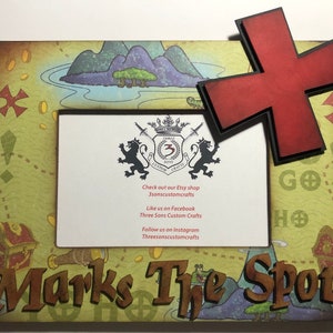 X Marks the Spot Pirate Frame