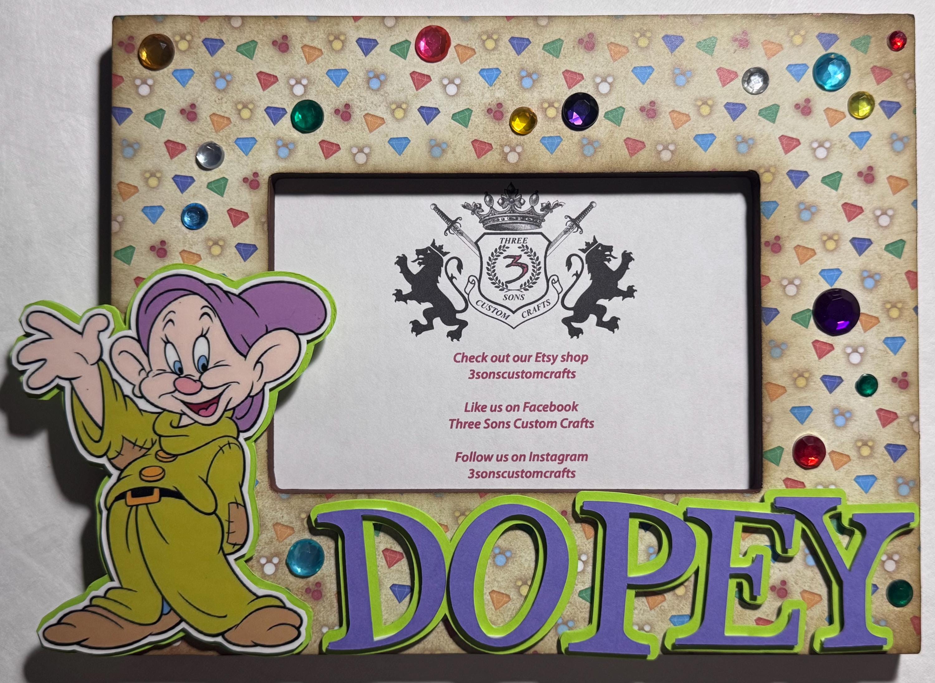 Seven Dwarfs Picture Frame - Etsy