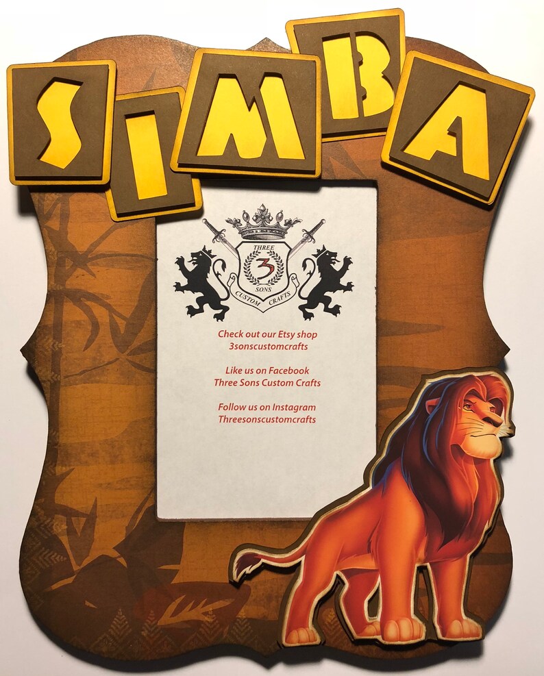 The Lion King Simba Frame Image 0