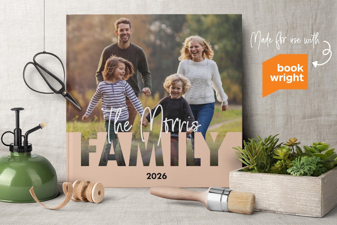 Photobook Template for Blurb Bookwright | 12x12 Family Yearbook ...