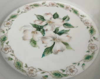 Noritake China Egdemont  5216 Bread and Butter Plates ~ Made in Japan ~ Vintage Fine Japanese Porcelain ~ Dogwood Pattern ~ Floral