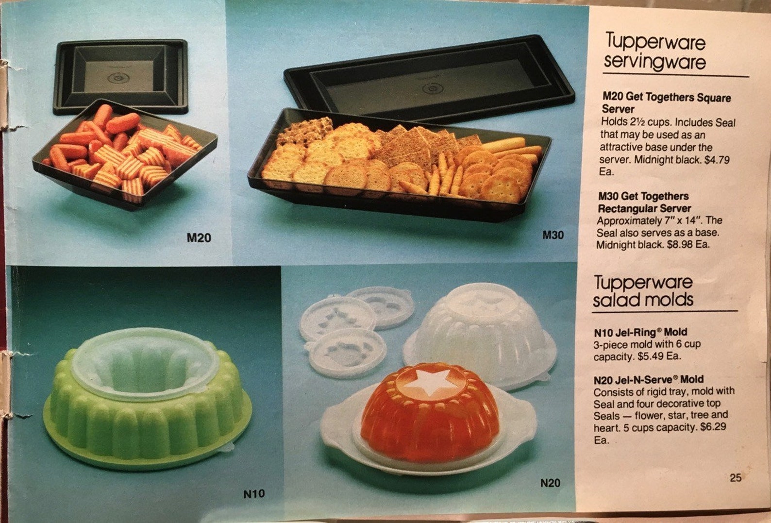 Tupperware Jelring Mold Jello Mold 3 Piece Set Vintage Etsy