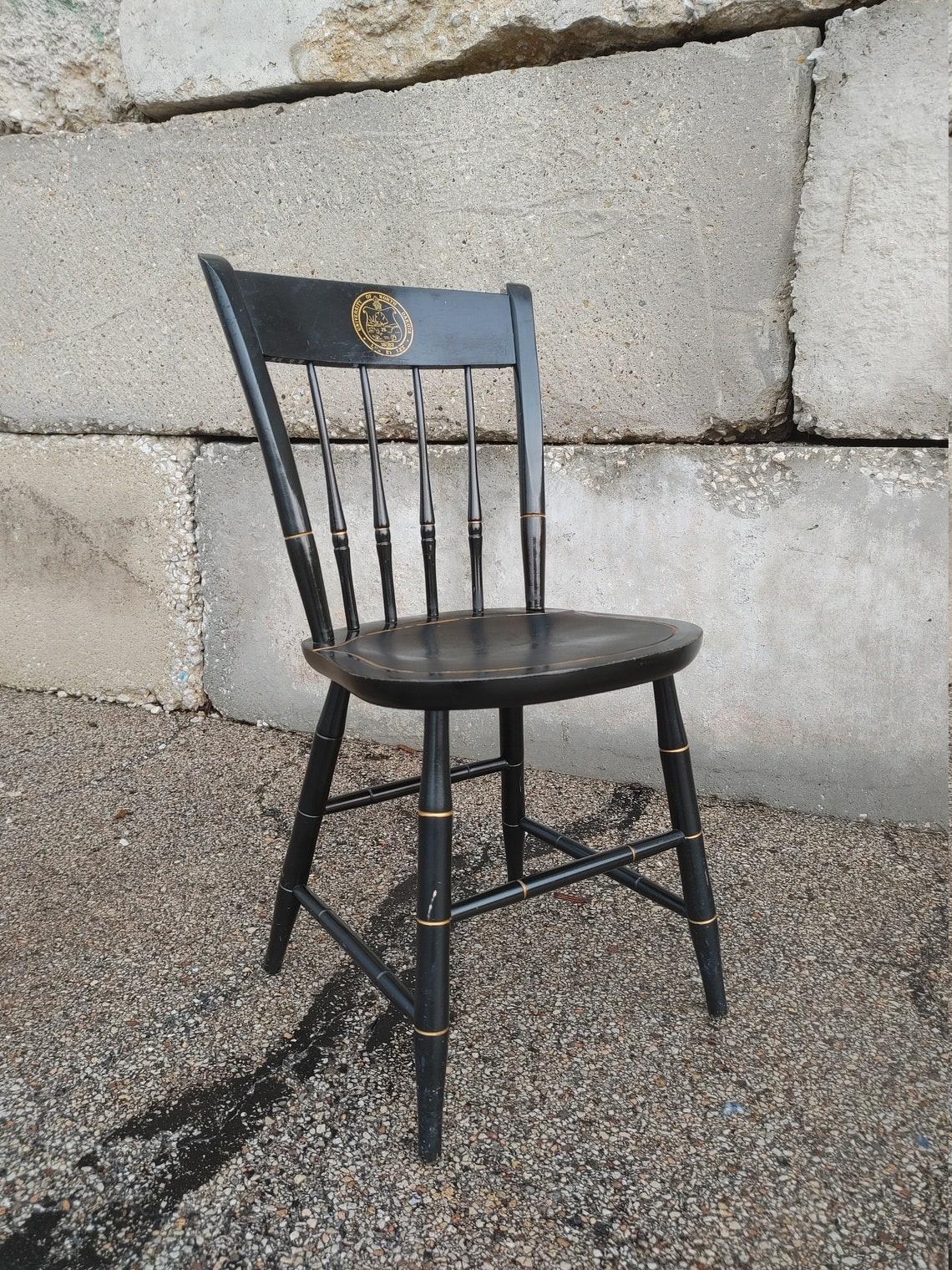 Nichols and Stone Thumb Back Early Colonial Chair University Etsy