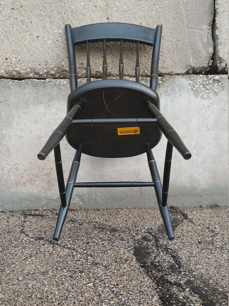 Nichols and Stone Thumb Back Early Colonial Chair University Etsy