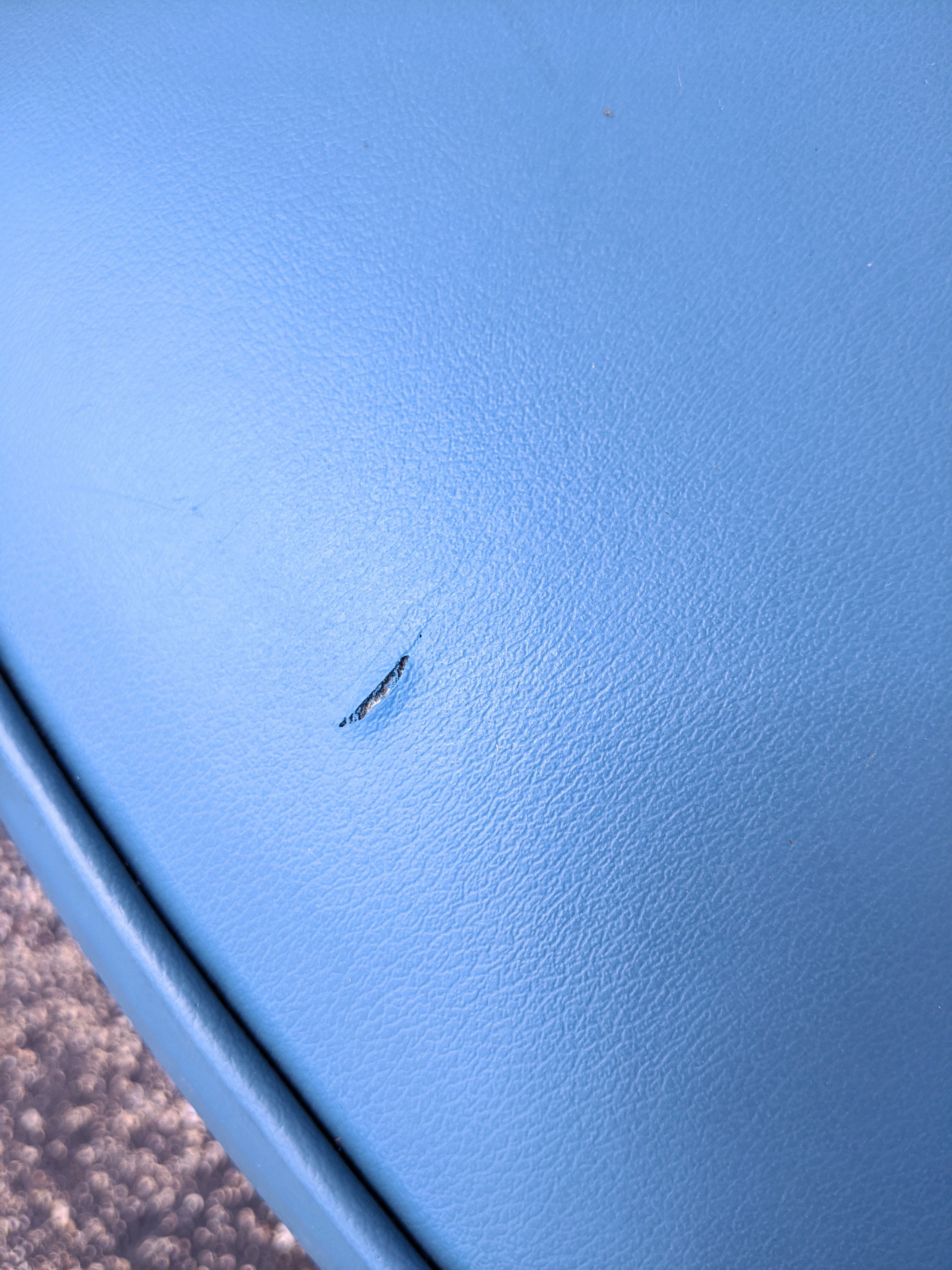 Space Age Blue Vinyl Dining Chairs on Casters Etsy