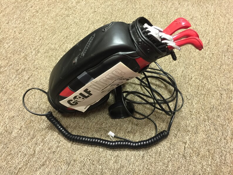 Golf Bag Phone by Bondwell Industrial Co Vintage Etsy