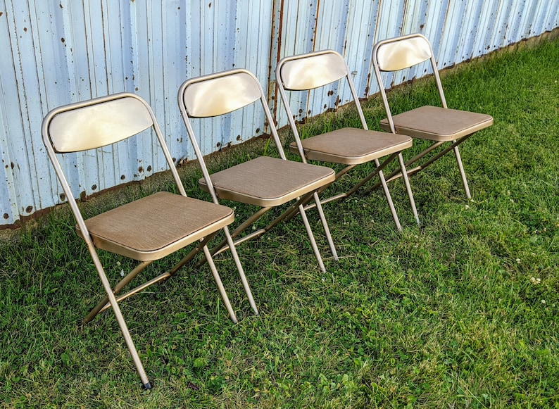 Samsonite Square Folding Table and Chairs Vintage Card Table Etsy