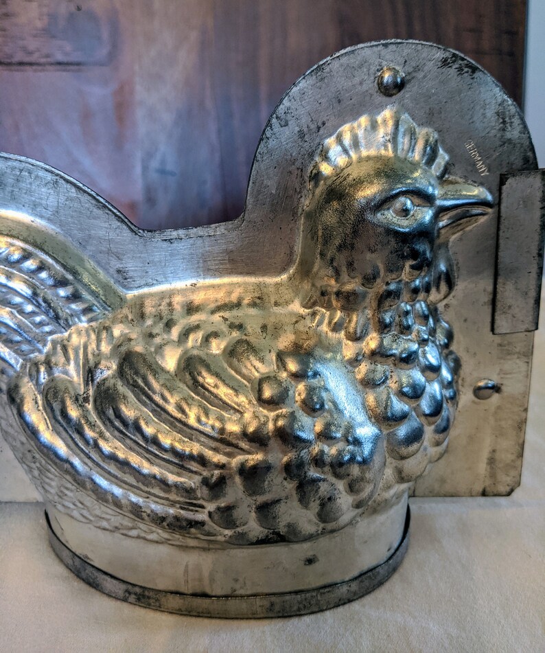 Metal Chicken Candy Mold ~ Vintage Chocolate Mold ~ SoapCandlePlaster Mold ~ Made in Germany