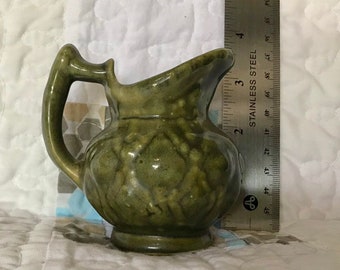 Camark Pottery Creamer or Small Pitcher ~ Baroque Style ~ Ceramic