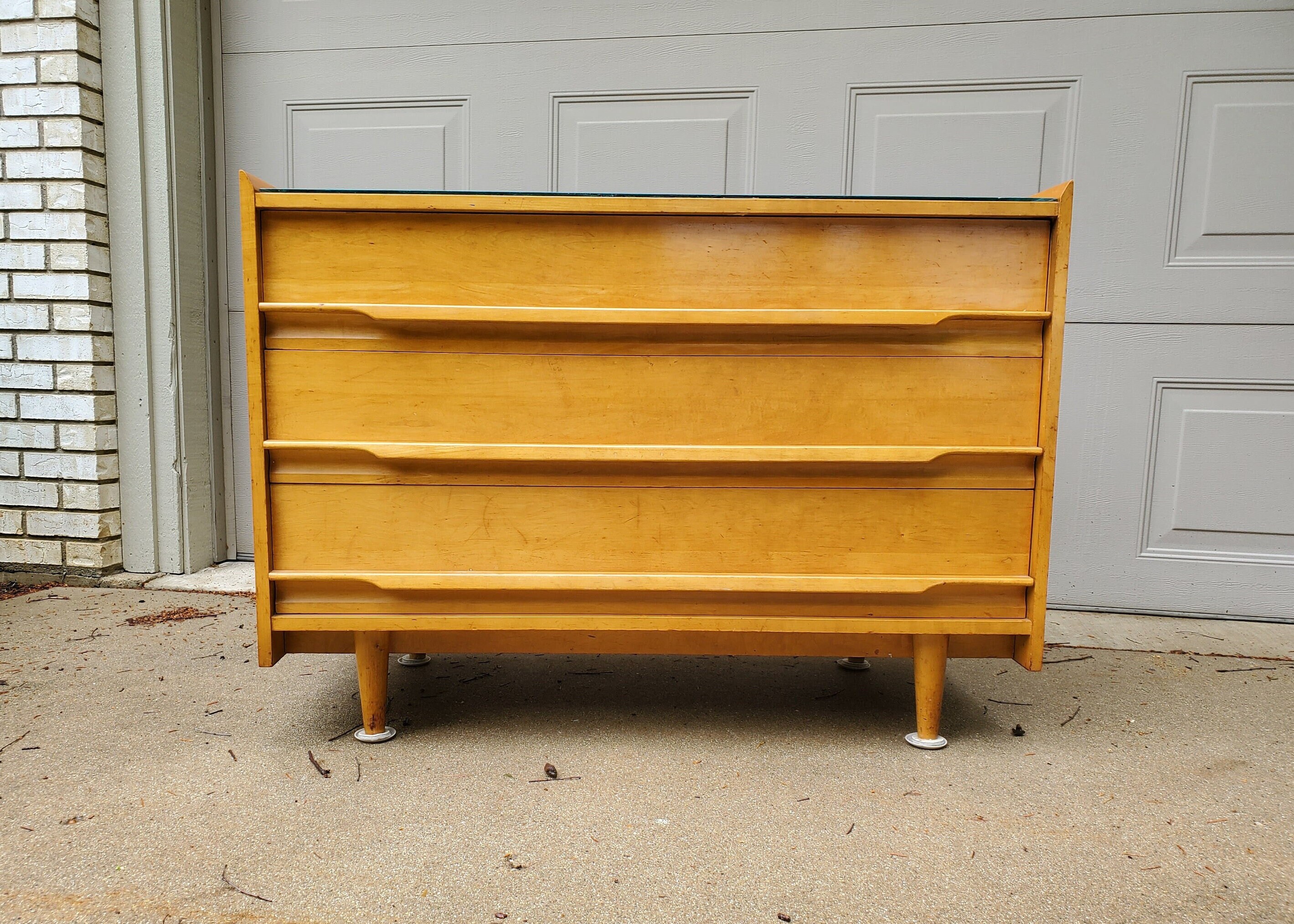 Vintage Crawford Furniture Short Dresser 3 Drawer Chest Etsy Vintage Crawford Furniture Short Dresser 3 Drawer Chest Etsy