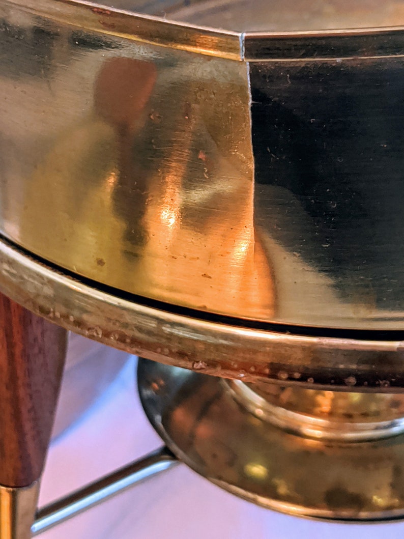 Danish Modern Chafing Dish by Ernest Sohn Stand and Sterno