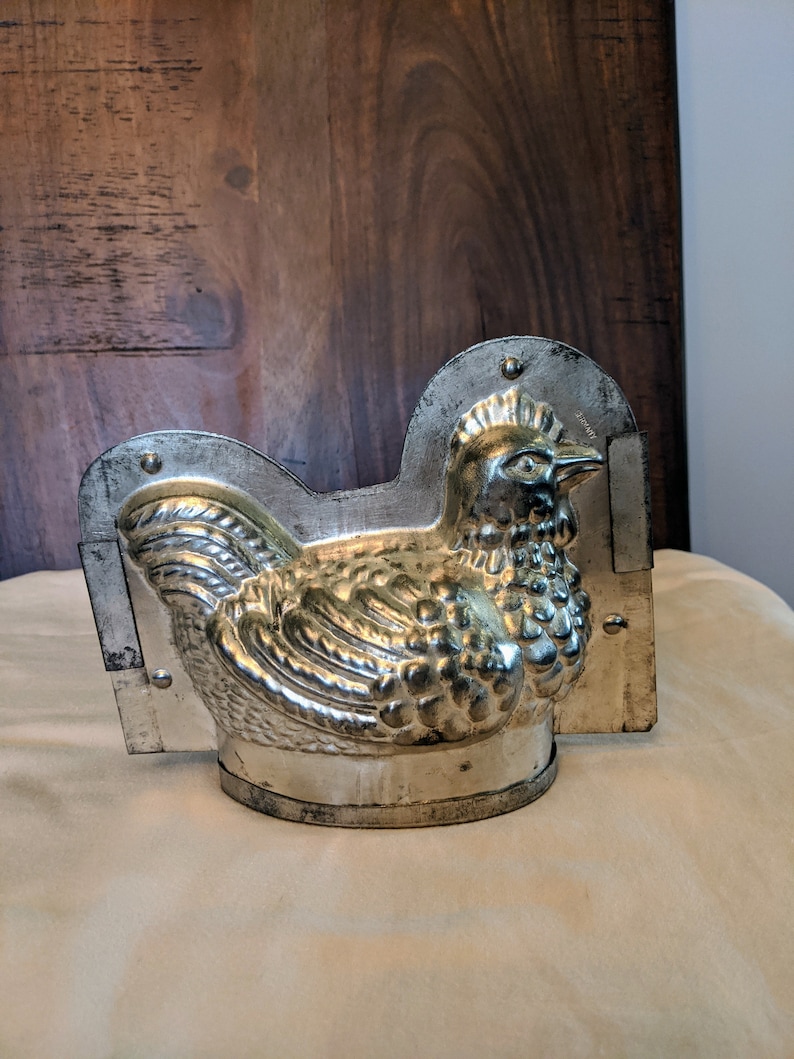 Metal Chicken Candy Mold ~ Vintage Chocolate Mold ~ SoapCandlePlaster Mold ~ Made in Germany
