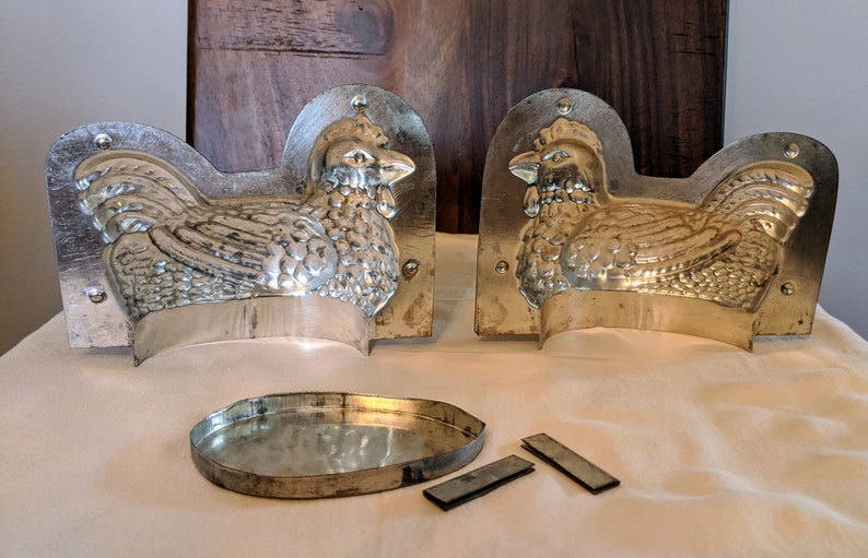 Metal Chicken Candy Mold ~ Vintage Chocolate Mold ~ SoapCandlePlaster Mold ~ Made in Germany