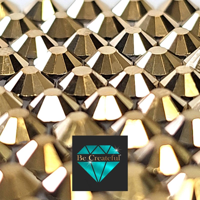 Gold Rhinestones - Etsy