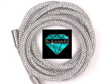 Crystal Rhinestone Hoodie Strings