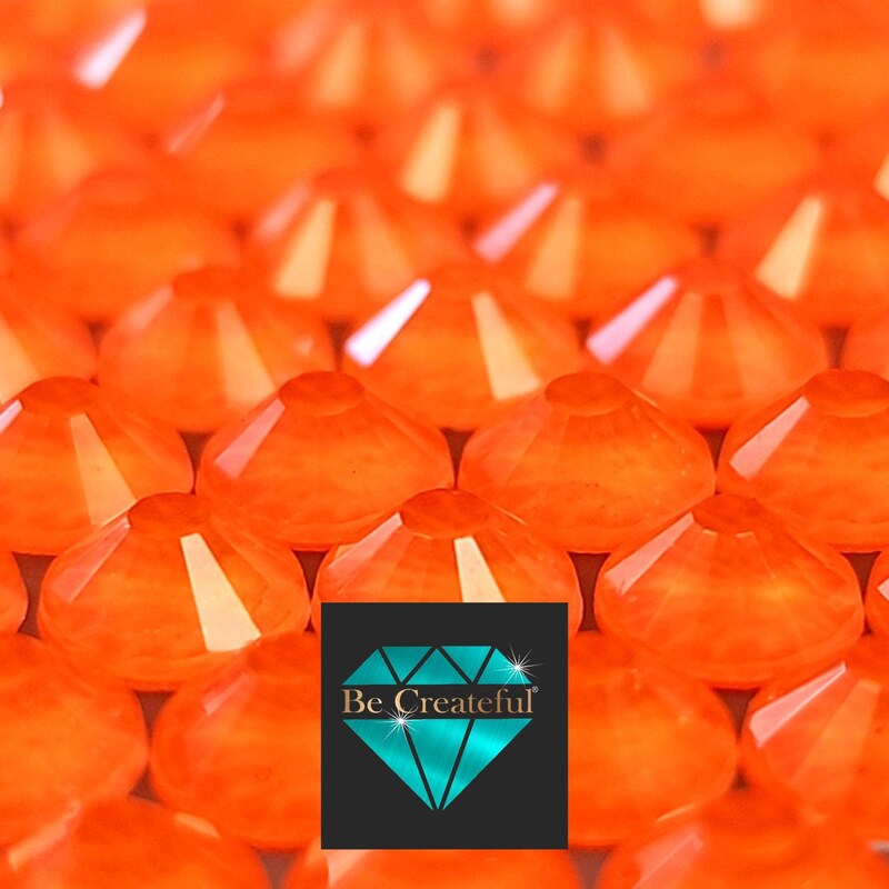 Orange Rhinestones - Etsy