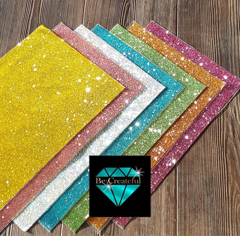 Glass Rhinestones Hotfix Sheets