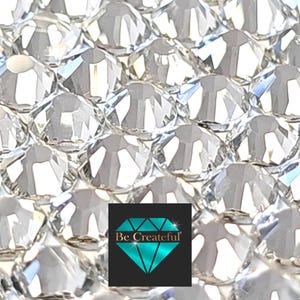 BULK Crystal Glass FLATBACK Rhinestones
