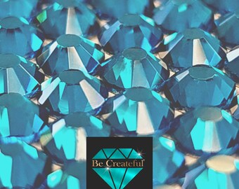 Blue Zircon LUXE® HOTFIX Rhinestones