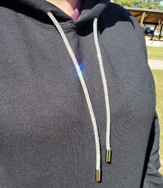Rhinestone Hoodie String Rope - Etsy 
