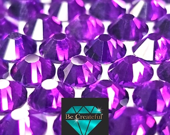 FLATBACK Purple Passion Rhinestones