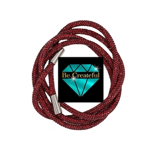 Siam Red Rhinestone Hoodie String