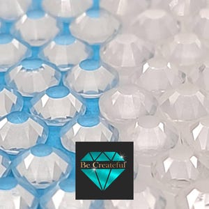 BULK Transparent Glass FLATBACK Rhinestones