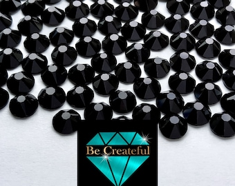 black rhinestone black rhinestone