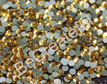Korean Lt. Topaz, Hotfix Rhinestones, Wholesale pricing