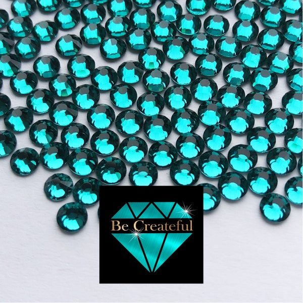 FLATBACK Blue Zircon Rhinestones