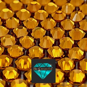 FLATBACK Topaz Rhinestones