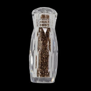 Lt Topaz BOTTLE Caviar/Pixie Dust Micro Mini Glass Rhinestones