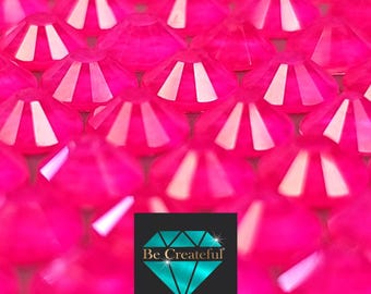 FLATBACK Neon Pink Rhinestones