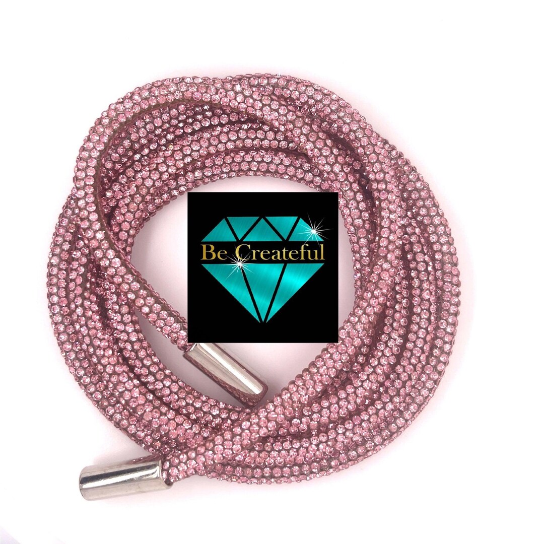 Pink Rhinestone Hoodie String Rope - Etsy