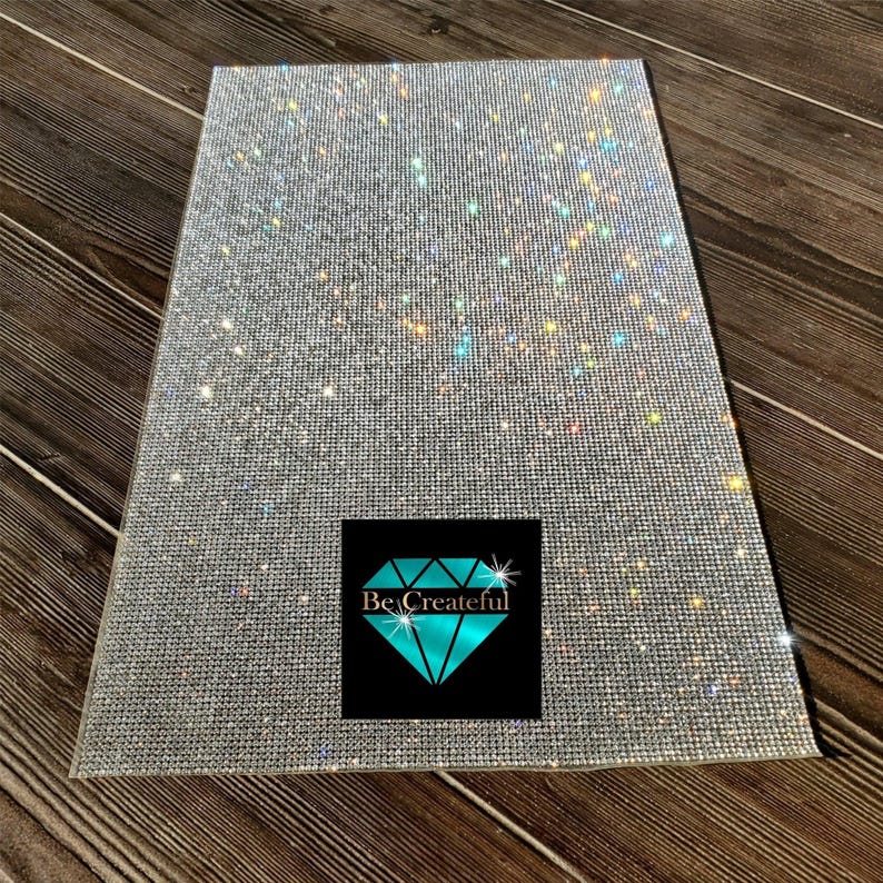 Glass Rhinestones Hotfix Sheets
