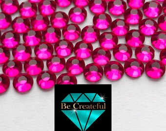 Pink Glass Rhinestones | Etsy