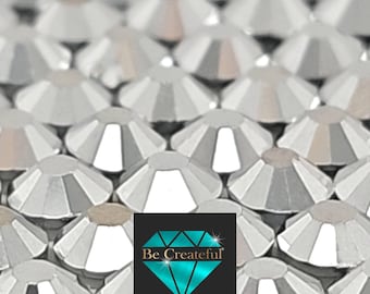 Silver Hematite LUXE® HOTFIX Rhinestones