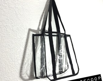 Stylist Clear Tote Bag - Medium