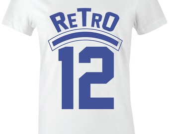 deep royal blue 12s shirt
