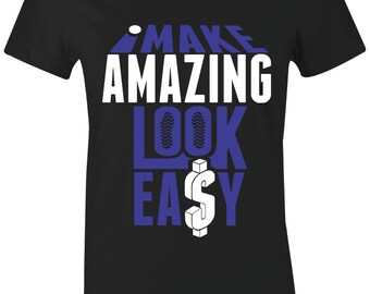 /"CROWN BULL/" T-Shirt to Match Air Retro 11 /"SPACE JAM/" 2016