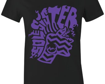 Sole Sister 3 "Fearless" Juniors/Women T-Shirt to Match Jordan 13 Court Purple