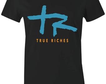 True Riches - Juniors/Women T-Shirt to Match Jordan 1 Gatorade "Cool Blue"