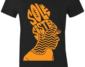 Sole Sister 4 "Harmony"  Juniors/Women T-Shirt to Match Jordan 1 Gatorade "Orange Peel"