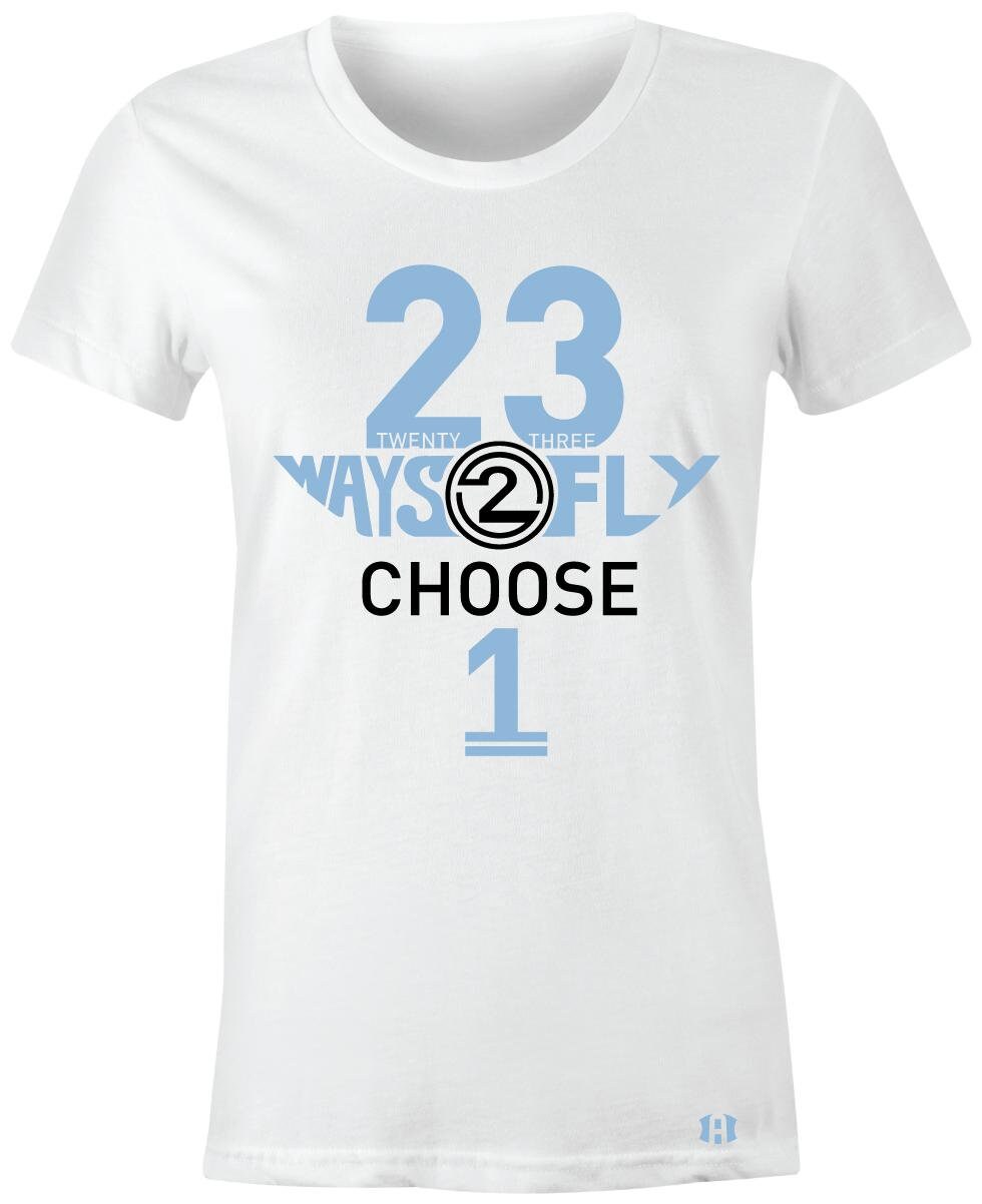 23 Ways 2 Fly Juniors/women's T-shirt 