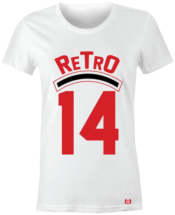 retro 14 candy cane shirt